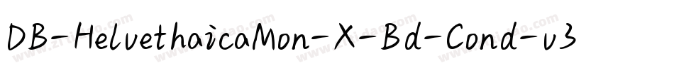 DB-HelvethaicaMon-X-Bd-Cond-v3-2-2手机版字体转换