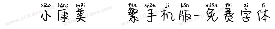 漢儀小康美術體繁手机版字体转换