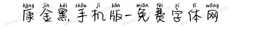 華康金黑手机版字体转换
