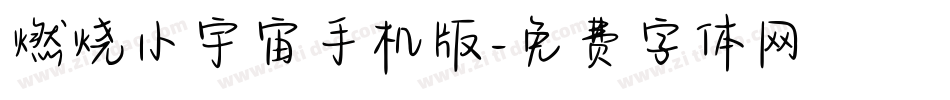 燃烧小宇宙手机版字体转换