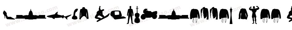 Human-Silhouettes-Free-Six字体转换