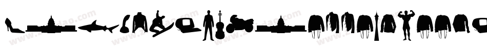 HumanSilhouettesFreeNine-W9Zn字体转换
