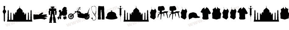 HumanSilhouettesFreeFour-04rr字体转换