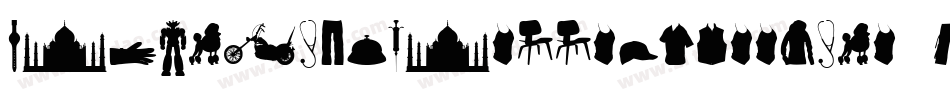 HumanSilhouettesFreeNine-W9Zn字体转换
