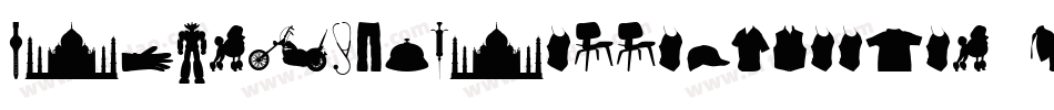 HumanSilhouettesFreeTen-RLOe字体转换