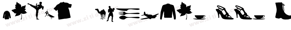 Human-Silhouettes-Free-Six字体转换
