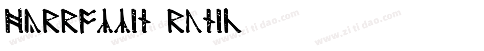 Hyrrokkin-Runic字体转换