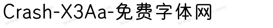 Crash-X3Aa字体转换