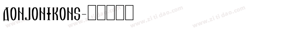 Donjonikons字体转换