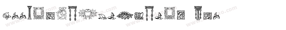 WoodtypeOrnaments-Two字体转换
