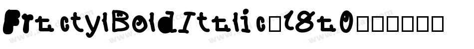 FractylBoldItalic-18a0字体转换