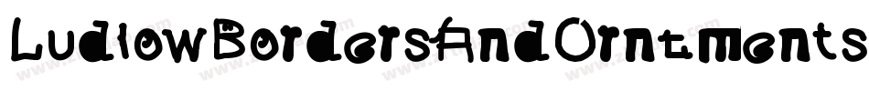 LudlowBordersAndOrnaments-w11B9字体转换