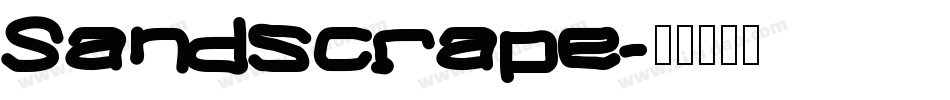 Sandscrape字体转换