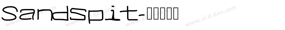 Sandspit字体转换