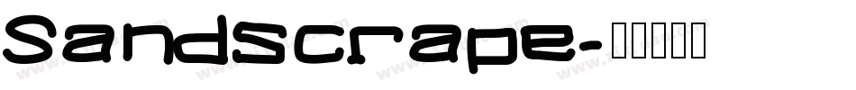 Sandscrape字体转换