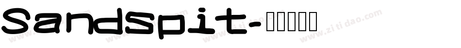 Sandspit字体转换