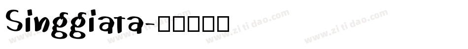 Singgiata字体转换