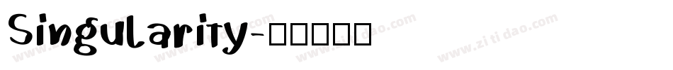 Singularity字体转换