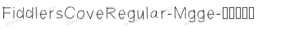 FiddlersCoveRegular-Mgge字体转换