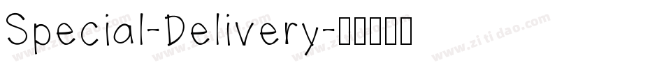 Special-Delivery字体转换