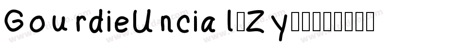 GourdieUncial-Zy93字体转换