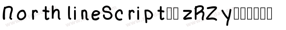 NorthlineScript-3zRZy字体转换