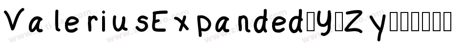 ValeriusExpanded-Y1Zy字体转换