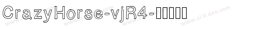CrazyHorse-vjR4字体转换