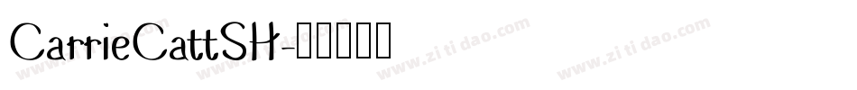 CarrieCattSH字体转换