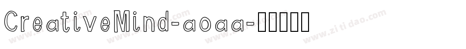 CreativeMind-aoaa字体转换