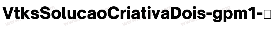 VtksSolucaoCriativaDois-gpm1字体转换