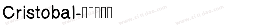 Cristobal字体转换