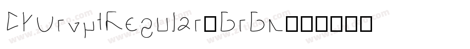 DkCryptRegular-BrBn字体转换