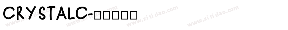 CRYSTALC字体转换