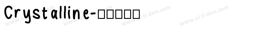 Crystalline字体转换