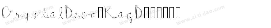 CrystalDeco-KaqD字体转换