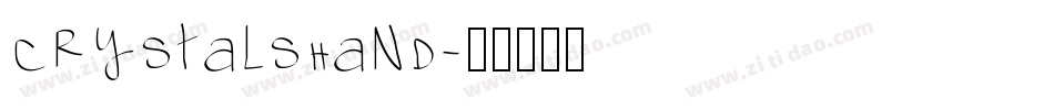 CrystalsHand字体转换