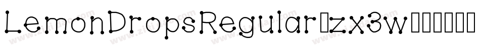 LemonDropsRegular-zx3w字体转换