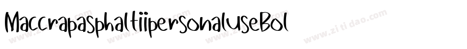 MaccrapasphaltiipersonaluseBol-lGde字体转换