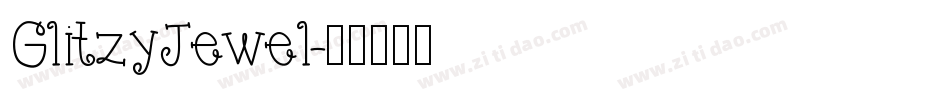 GlitzyJewel字体转换