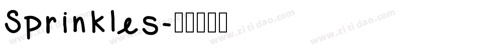 Sprinkles字体转换