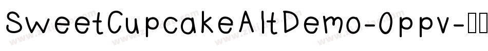 SweetCupcakeAltDemo-0ppv字体转换