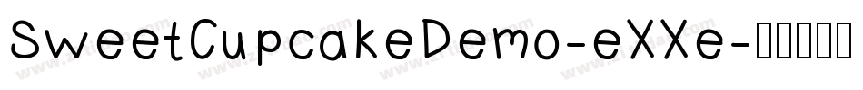 SweetCupcakeDemo-eXXe字体转换