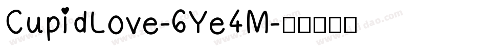 CupidLove-6Ye4M字体转换