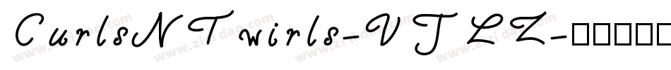 CurlsNTwirls-VJLZ字体转换
