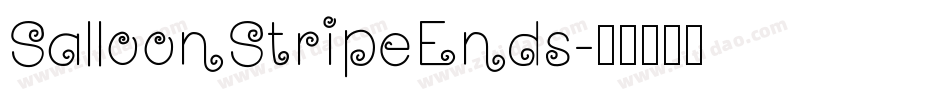 SalloonStripeEnds字体转换