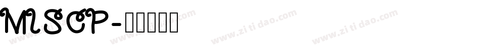 MISCP字体转换