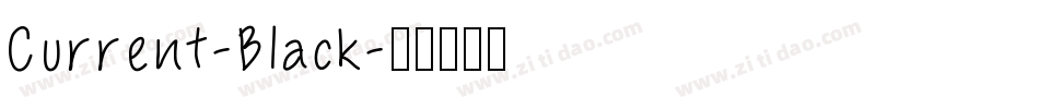 Current-Black字体转换