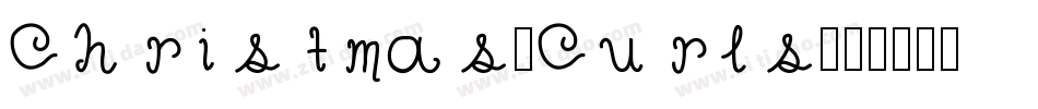 Christmas-Curls字体转换