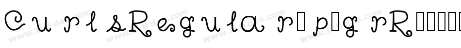 CurlsRegular-p7grR字体转换